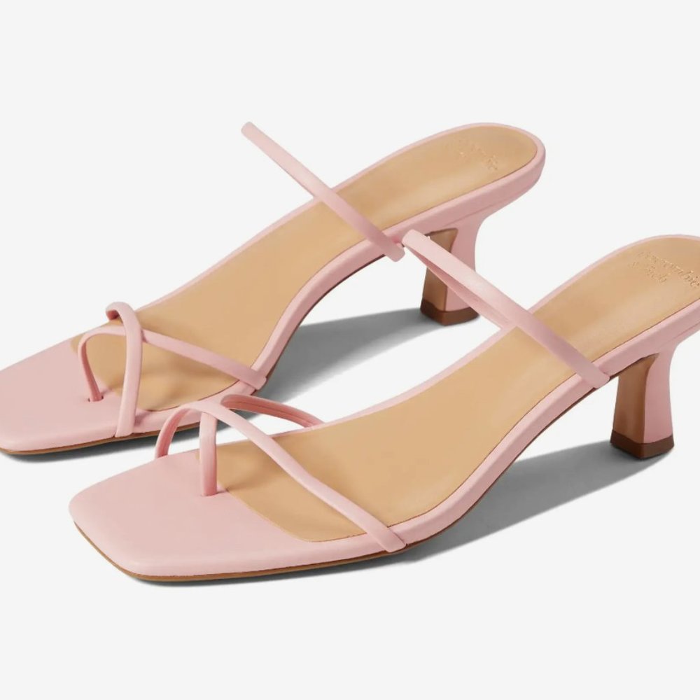 Abercrombie & Fitch Pink Strappy Heels